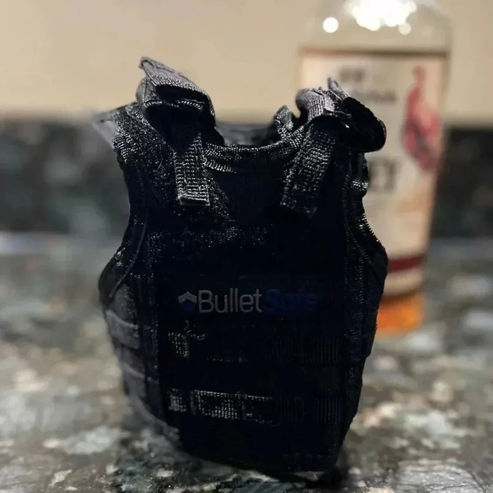 NEW Tactical Bullet Safe Black Vest Bottle Insulator * Shot Show Swag 2023